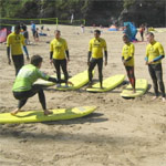 Surfing lessons in Newquay